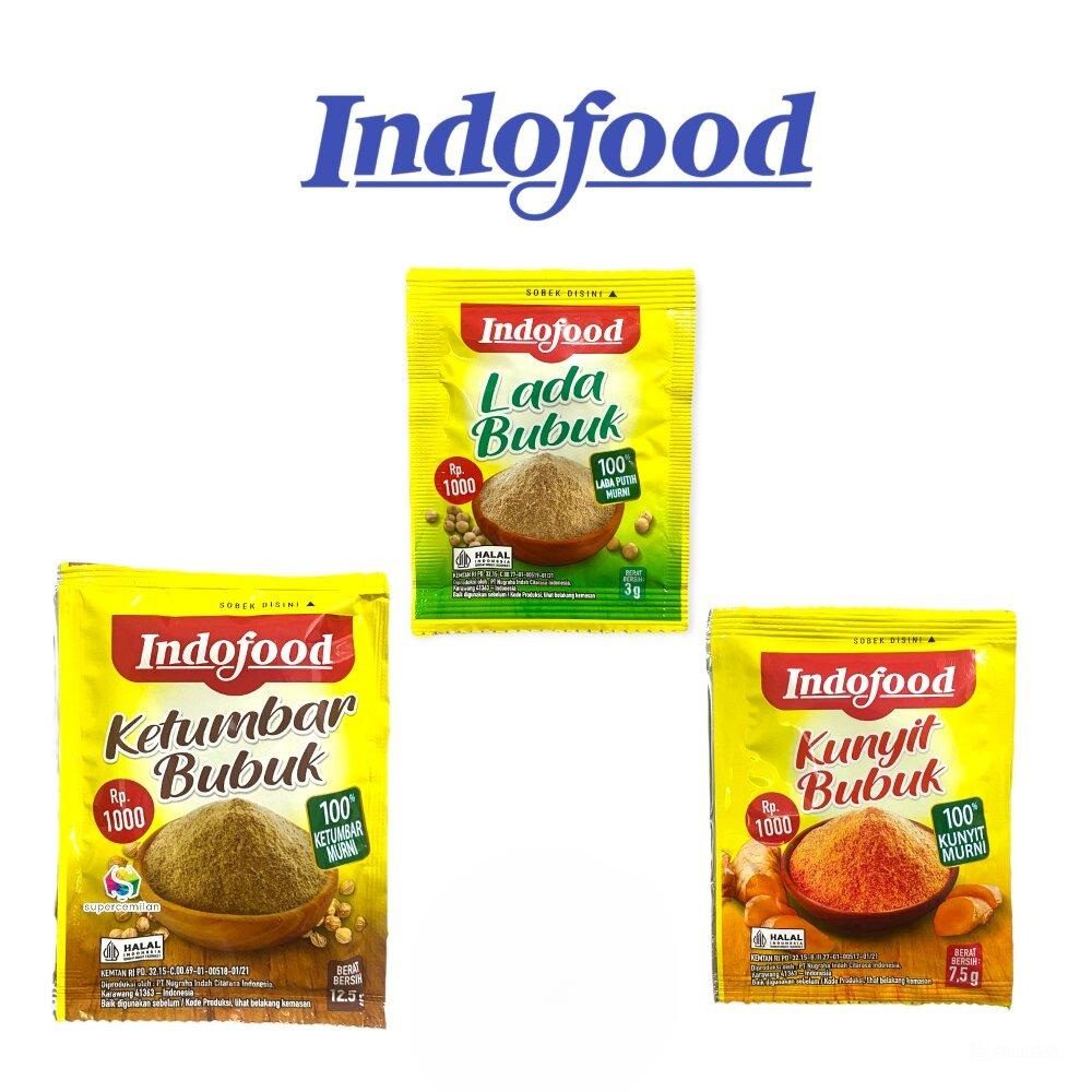 

Indofood Bumbu Bubuk Lada / Kunyit / Ketumbar Instan Sachet