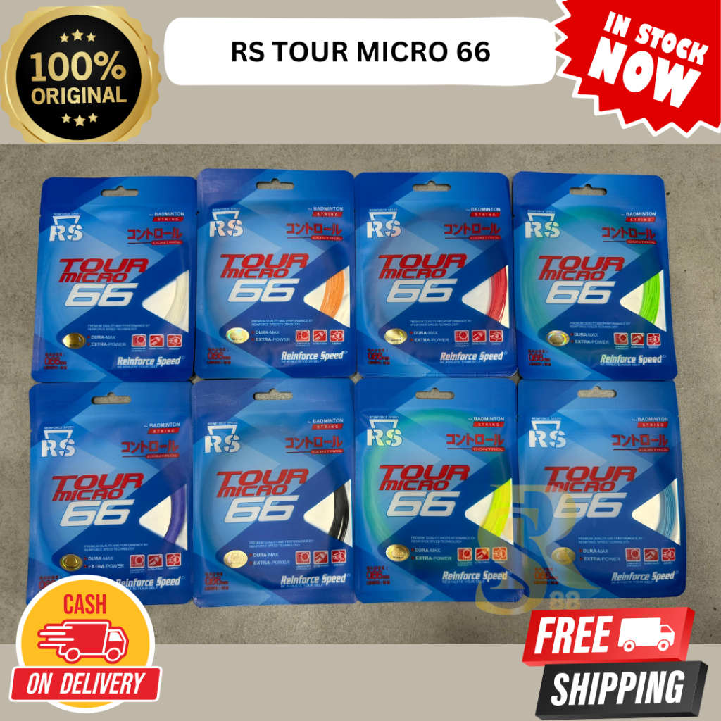 Senar Badminton Rs Tour Micro66/ Rs Tour Micro 66 Original