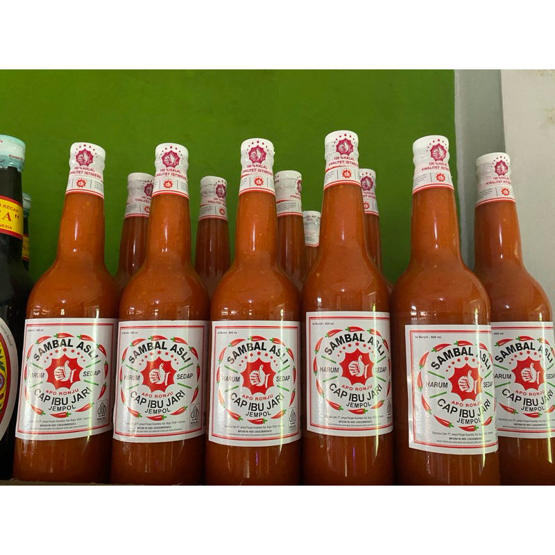 

Cap ibu Jari Jempol Saos Sambal Asli 600ml