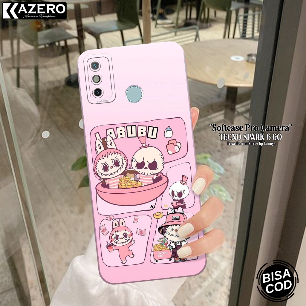 Silikon Tecno Spark 6 Go - Pro Camera - Fashion Case Kartun Case Tecno Spark 6 Go  - Casing Tecno Sp