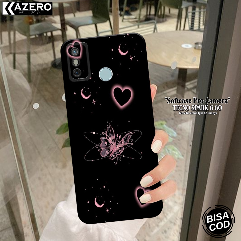Silikon Tecno Spark 6 Go - Pro Camera - Fashion Case Aesthetic Case Tecno Spark 6 Go  - Casing Tecno
