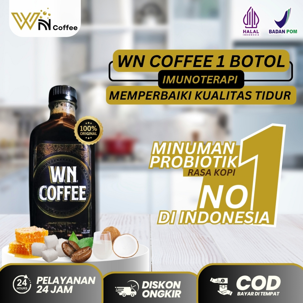 

WN Coffee minuman Probiotik - Hidup Lebih Ceria serta memperbaiki kualitas tidur