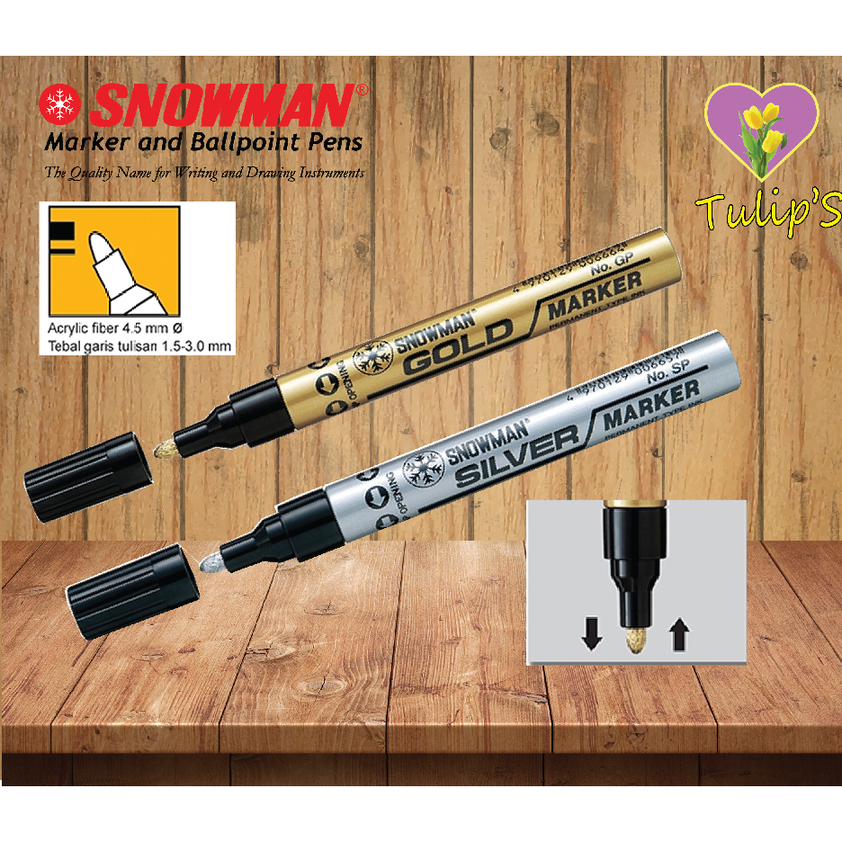 

SPIDOL PAINT MARKER SNOWMAN 100% ORI