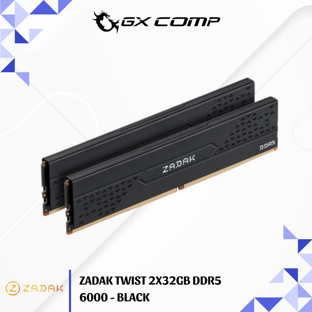Apacer Zadak Twist Longdimm DDR5 32GB X 2 6000Mhz - RAM PC DDR5 6000