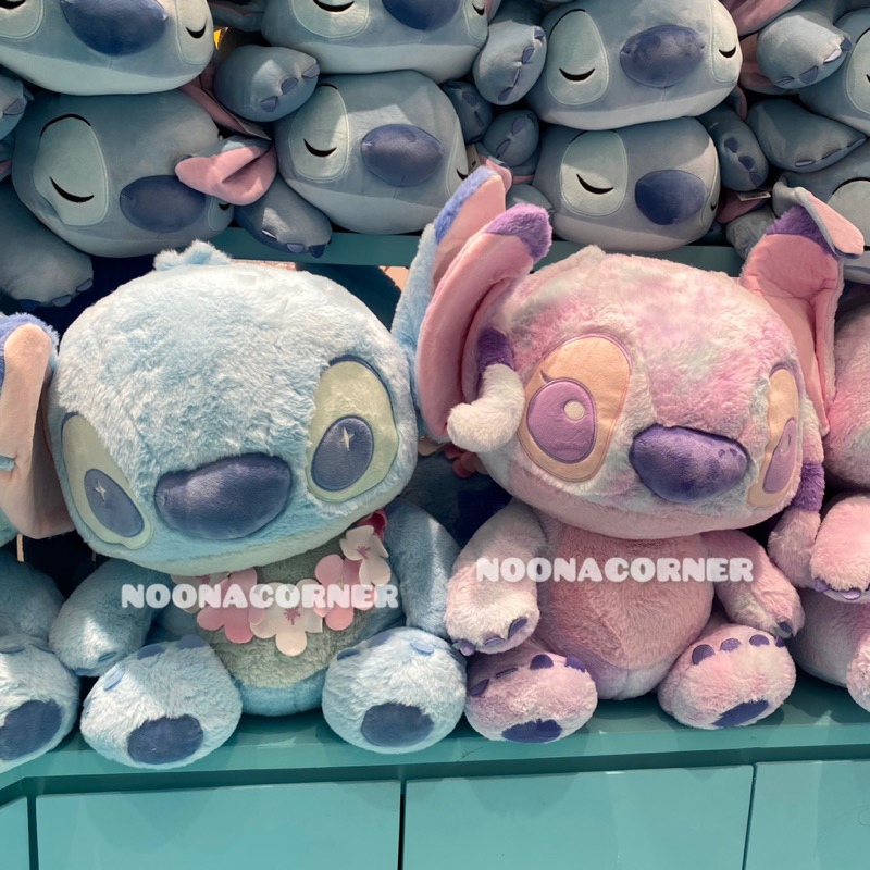 Miniso x Stitch ‼️ Boneka JUMBO STITCH & ANGEL 60cm Disney Collections (Aloha / Purple)