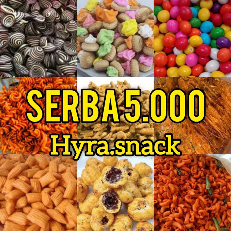 

❤️HYRA.SNACK❤️ CAMILAN SNACK SERBA 5.000/MAKANAN RINGAN