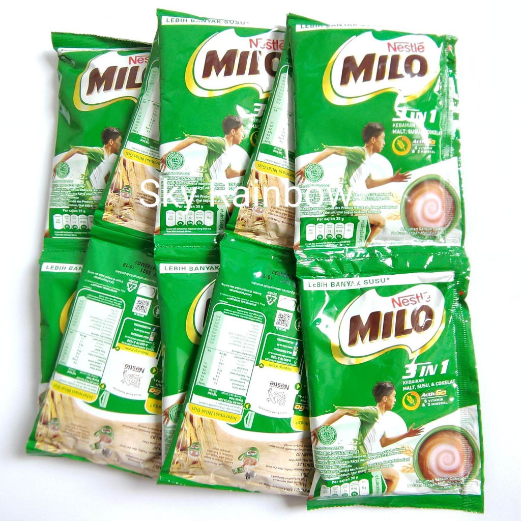 

MILO 3 IN 1 34GR SACHET MINUMAN SERBUK CHOCO MALT