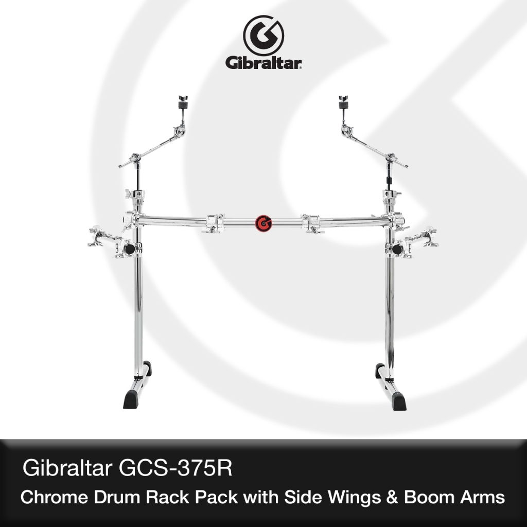 Gibraltar GCS-375R Chrome Drum Rack Pack with Side Wings and Boom Arms