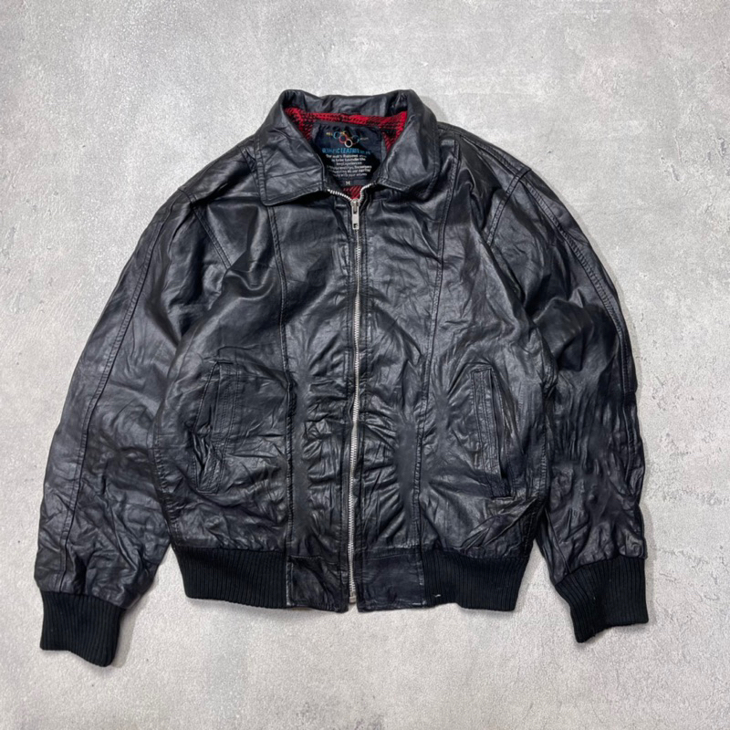 Jaket Kulit Wanita Olympic Size M