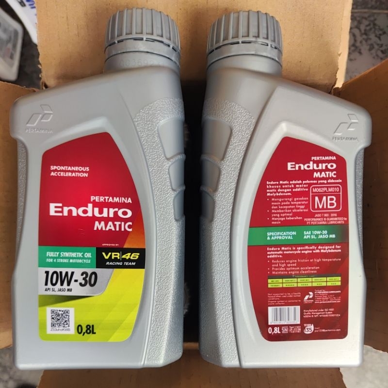 NEW Oli Enduro Matic 800 Ml 1 Dus Pertamina [terbaik][terlaris]
