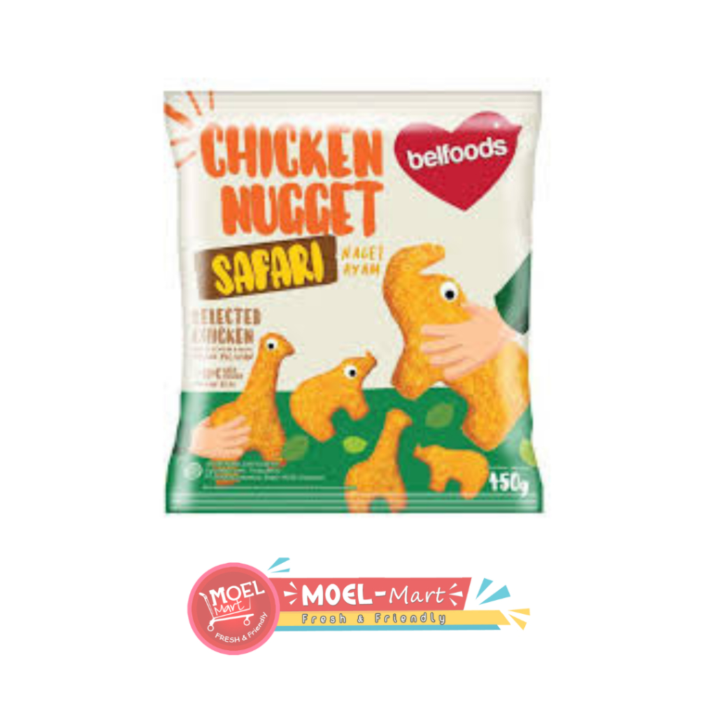 

BELFOOD CHICKEN NUGGET SAFARI 450GR