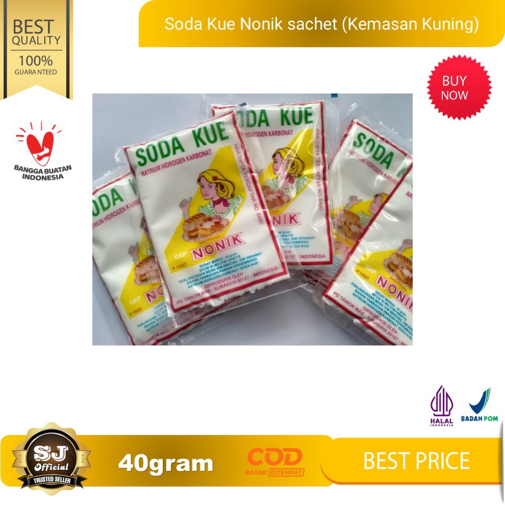 

Soda Kue Nonik Sachet 40gr (Kemasan Kuning)