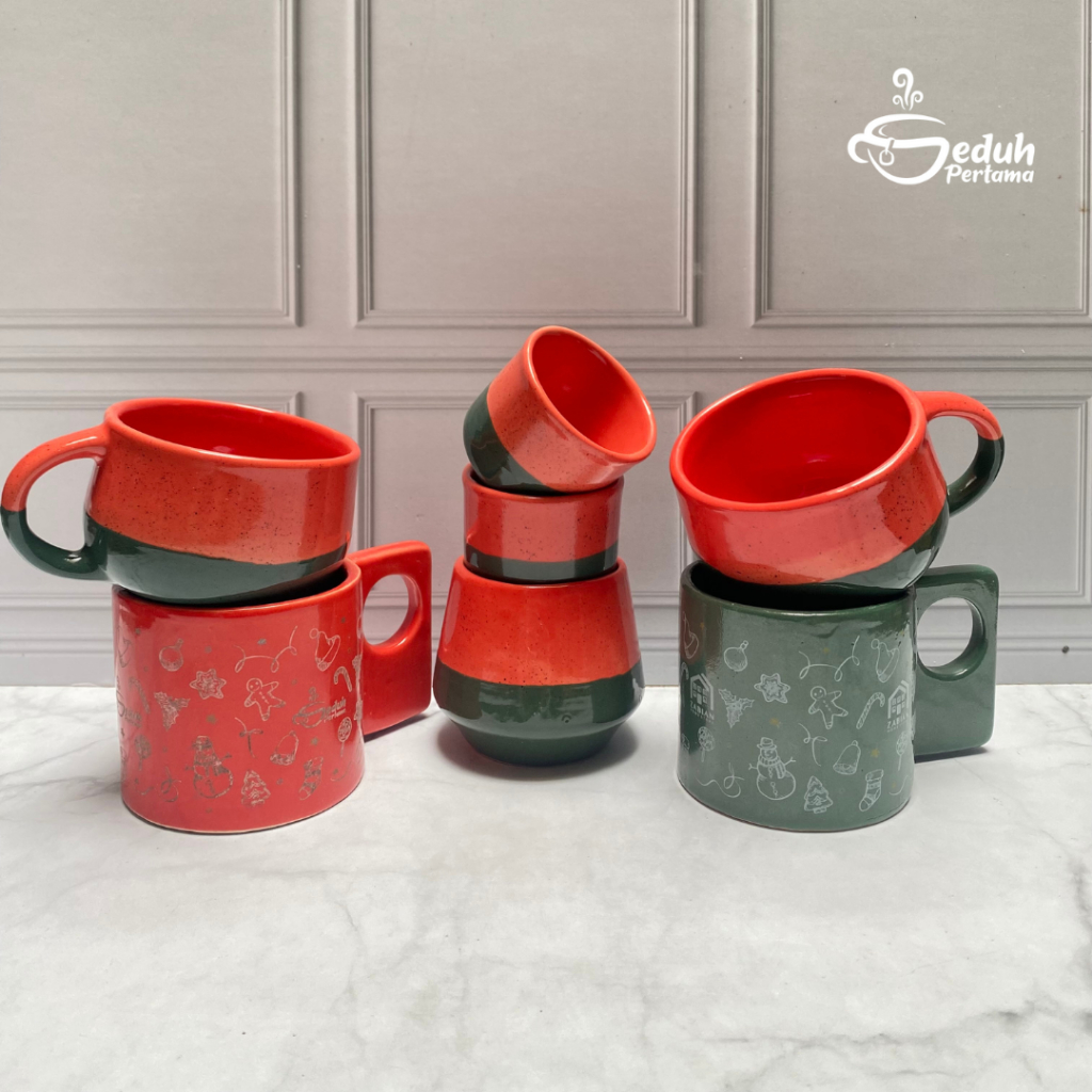 

Premium Seduh Pertama - Christmas Handmade Mug Ceramic