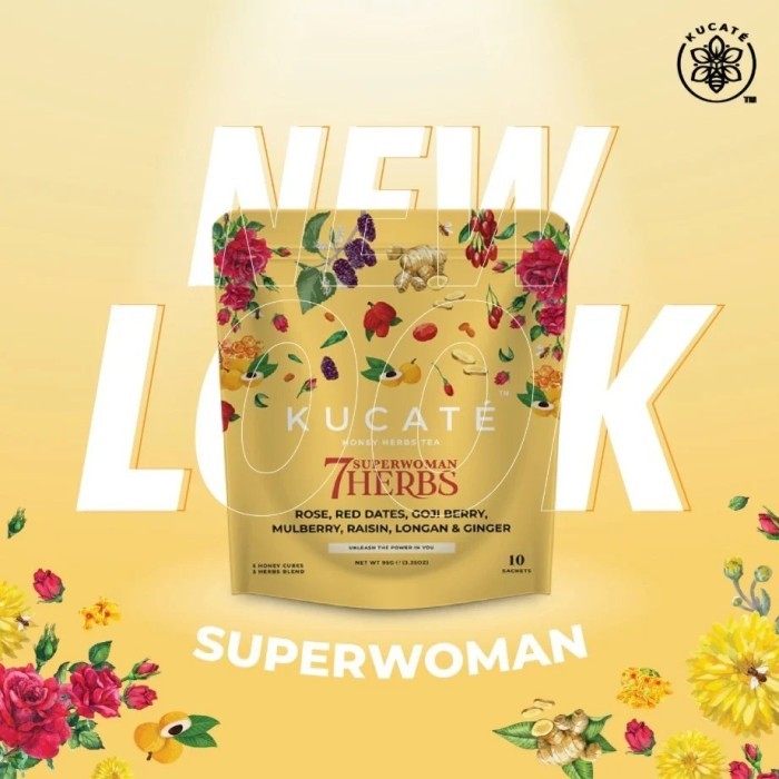 

Kucate Superwomen - Tea Kesehatan Dengan ekstak bunga ros meringankan masalah pencernaan 10 Sachet