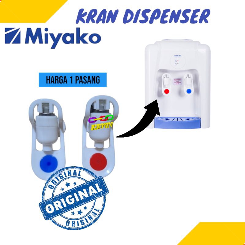 Kran Dispenser Miyako Dorong Original - Dispenser Wd Kran