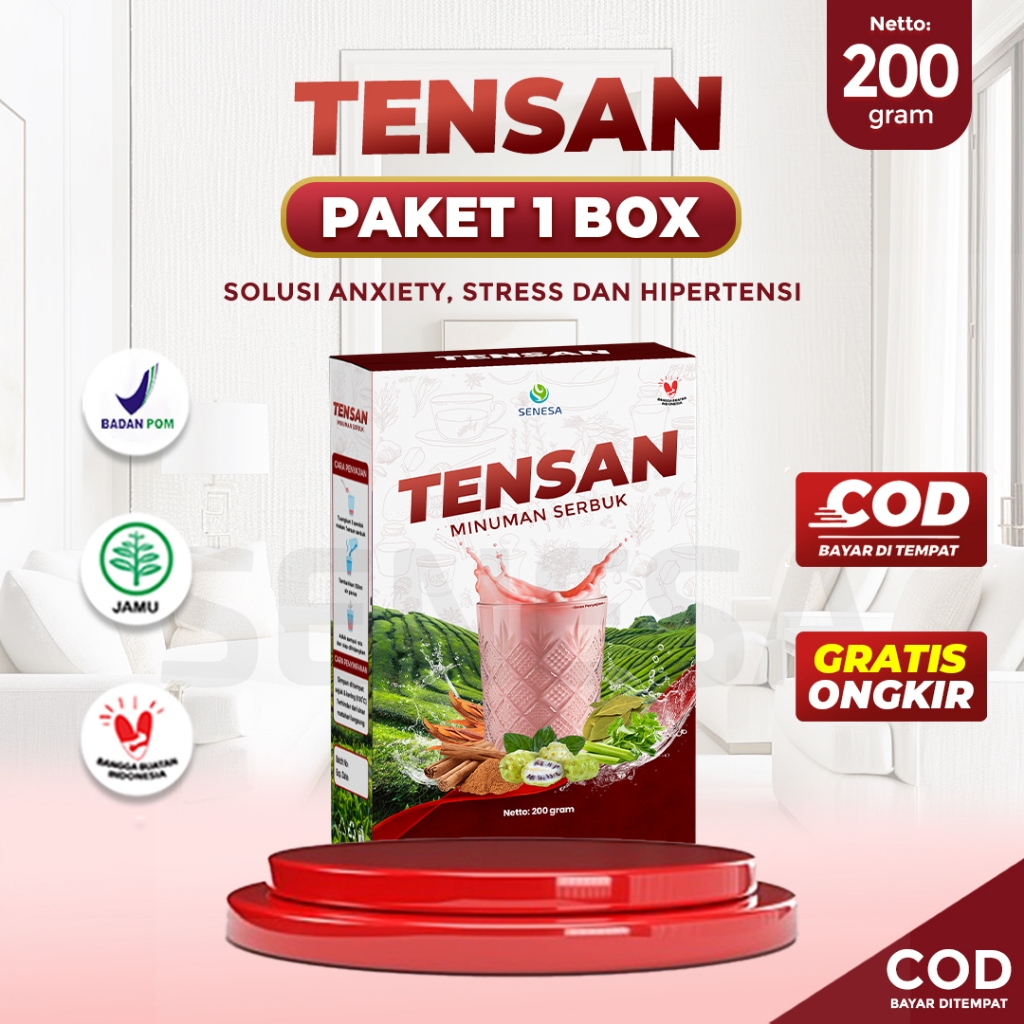 

TENSAN - Minuman Serbuk Seledri Solusi Relaksasi Anxiety Insomnia & Hipertensi