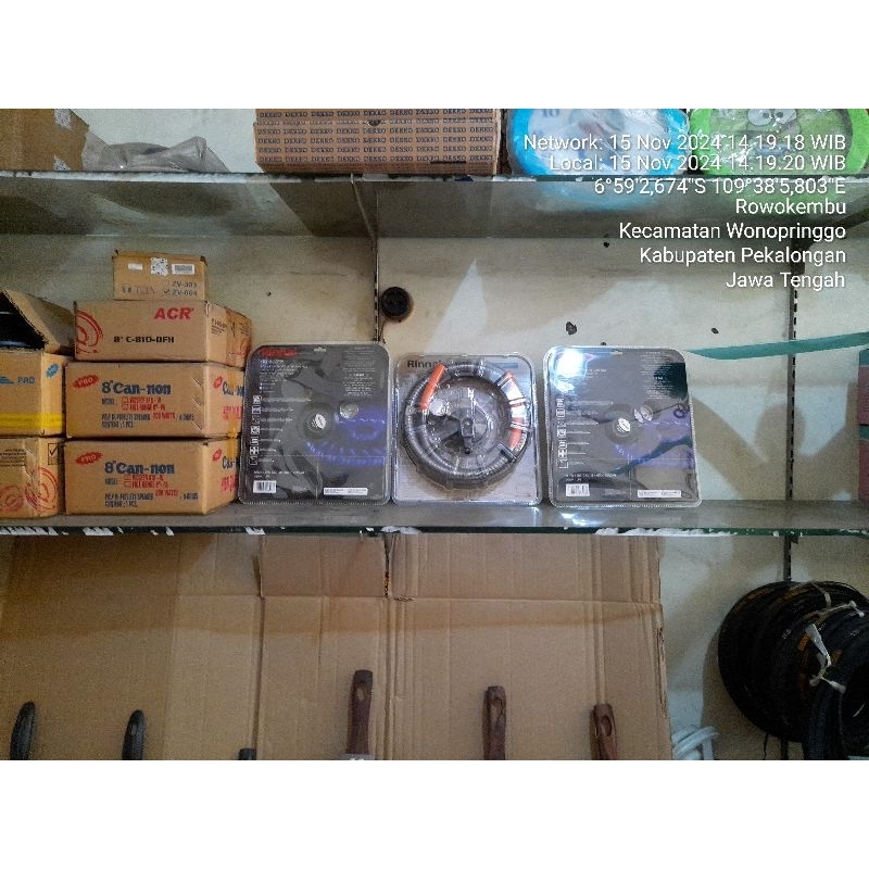 selang gas+regulator rinnai
