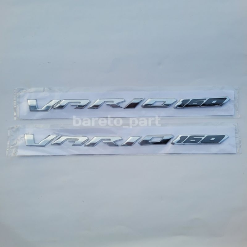emblem vario 160/ emblem vario 160 timbul/ emblem tulisan vario 160