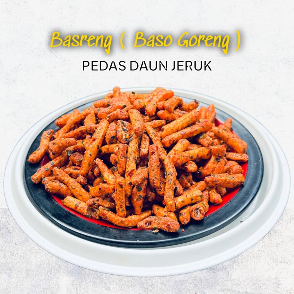 

250 Gram - Basreng Pedas Daun Jeruk Basreng Sultan Bandung