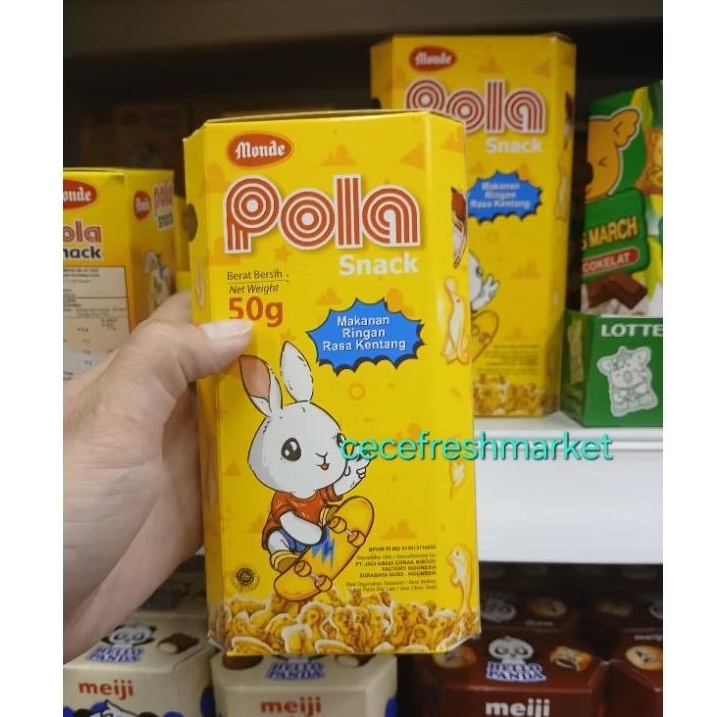 

Jual makanan ringan rasa kentang pola snack monde