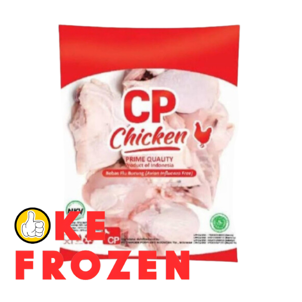 

CP CHICKEN AYAM UTUH POTONG (1 - 1,1 KG) / AYAM POTONG BEKU HALAL