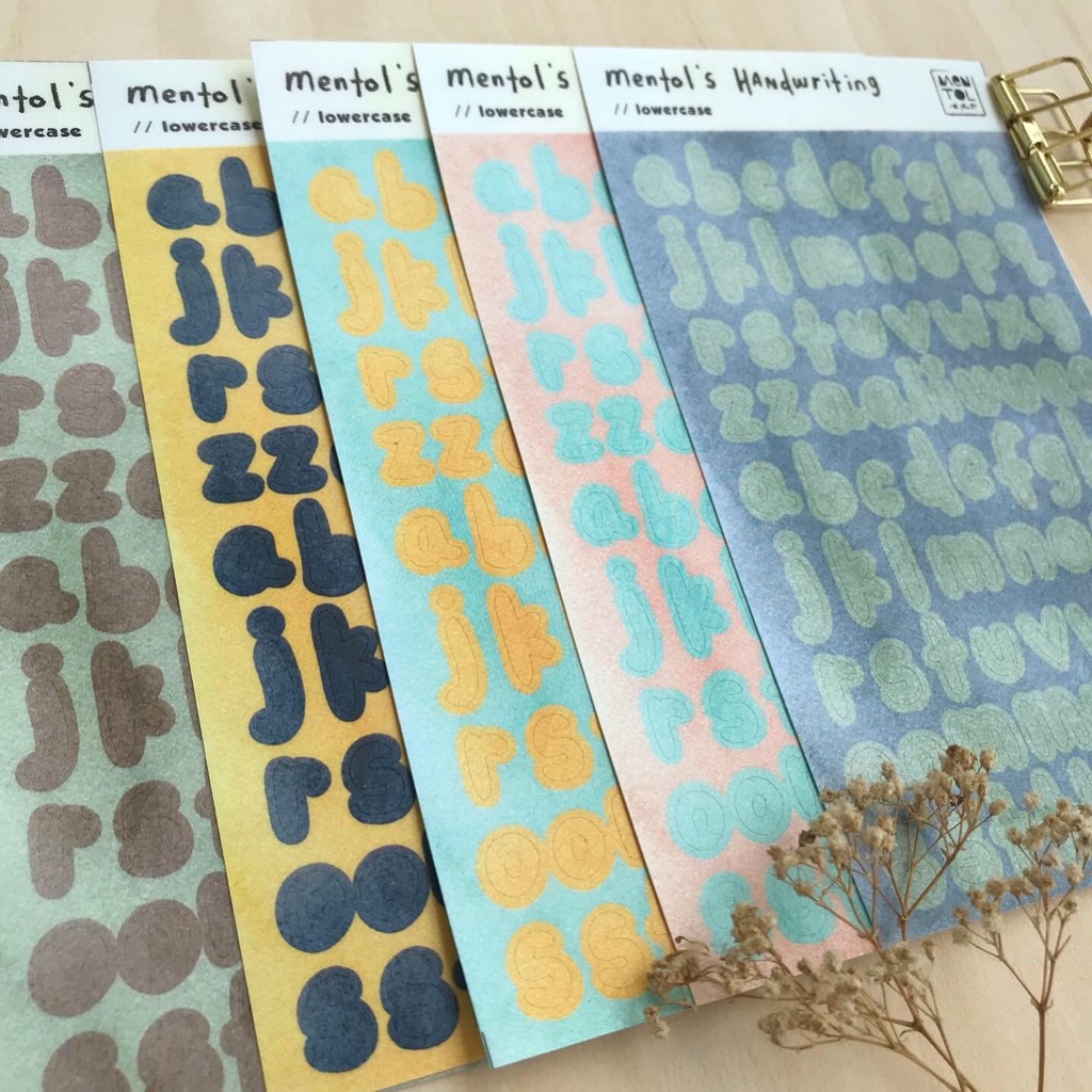 

Mentol Art - Alphabet Sticker