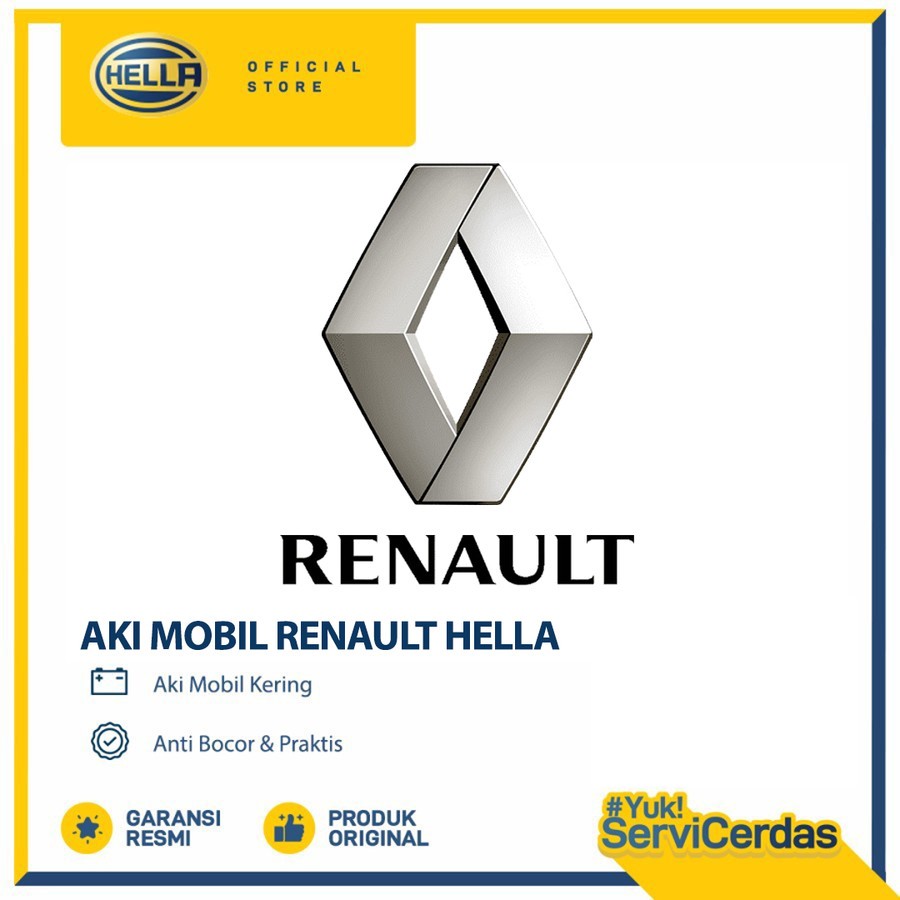 Aki Mobil RENAULT hella Aki Mobil Kering