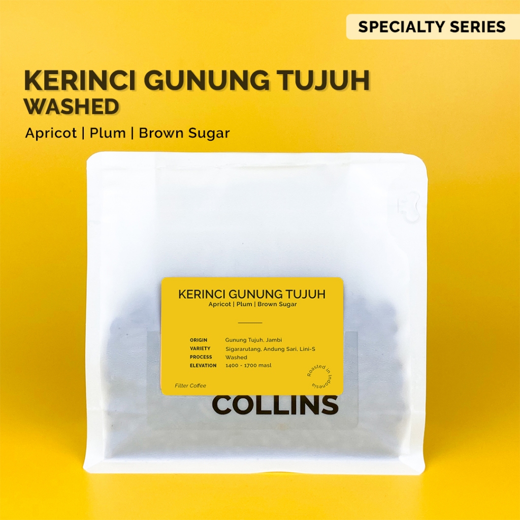 

KERINCI Gunung Tujuh (Washed) | Collins Roasters | Filter Specialty Coffee