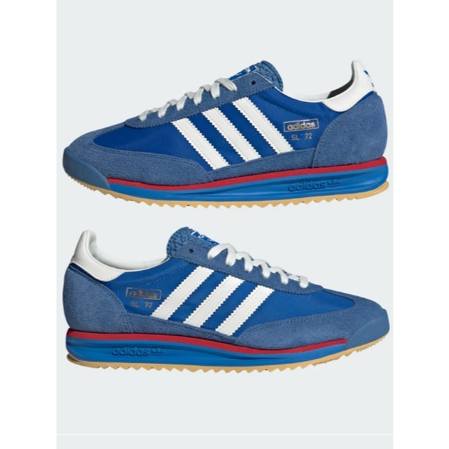Adidas SL 72 Blue red 100% Original BNIB(sepatu baru dalam box)