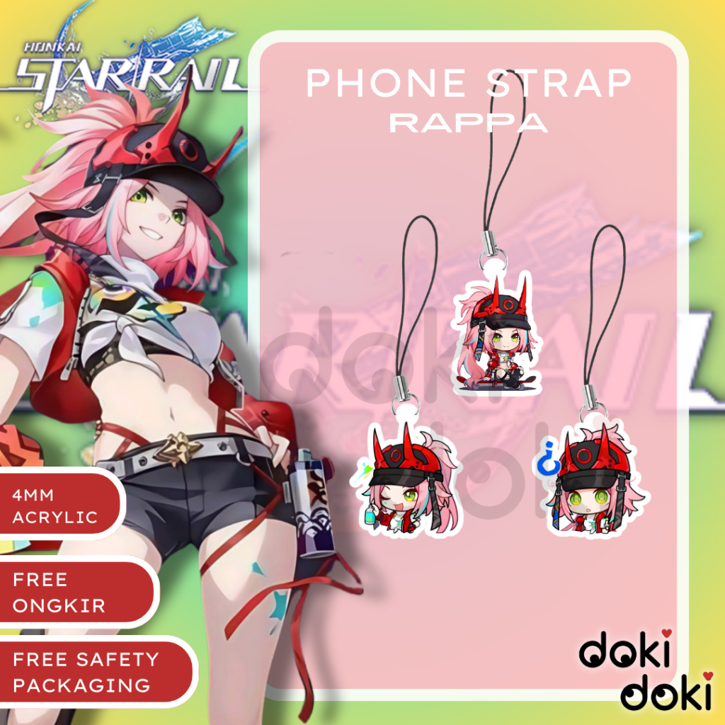PHONE STRAP HP RAPPA HONKAI STAR RAIL
