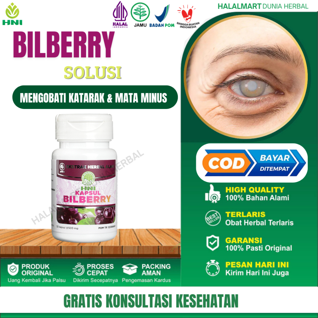 

BILBERRY Meningkatkan Mikrosirkulasi Mengatasi Rabun Senja Membantu Memelihara Kesehatan Mata