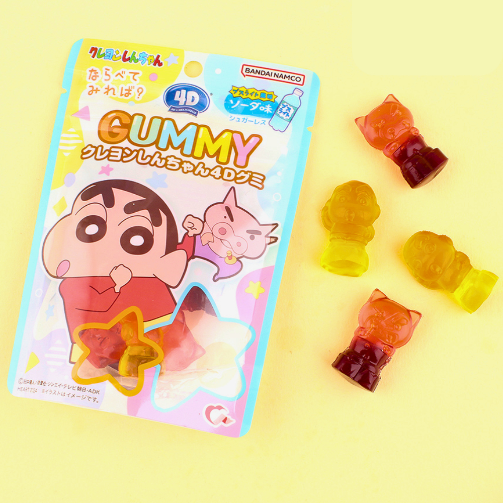 

Crayon Shin-Chan 4D Gummy - Soda 60gr
