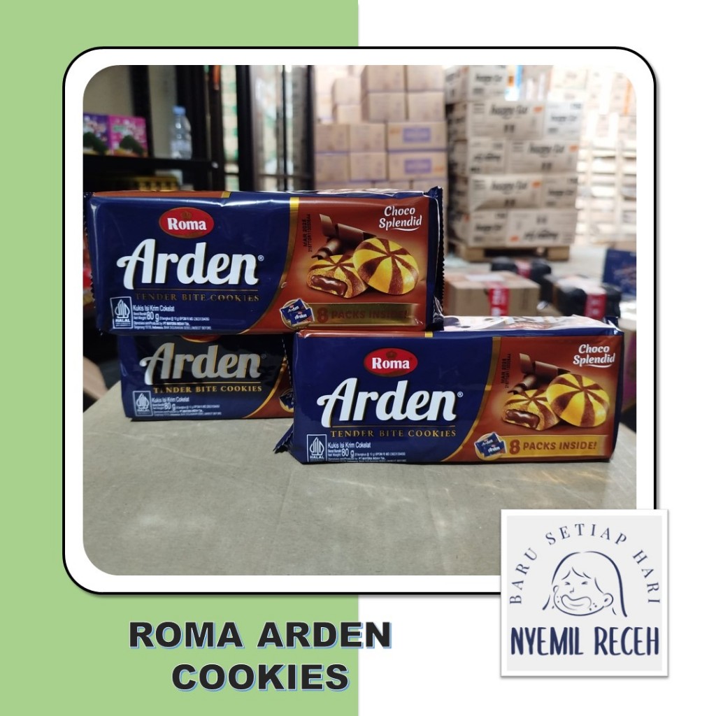 

Roma Arden Cookies Choco Freshpack 80gr Kemasan Besar
