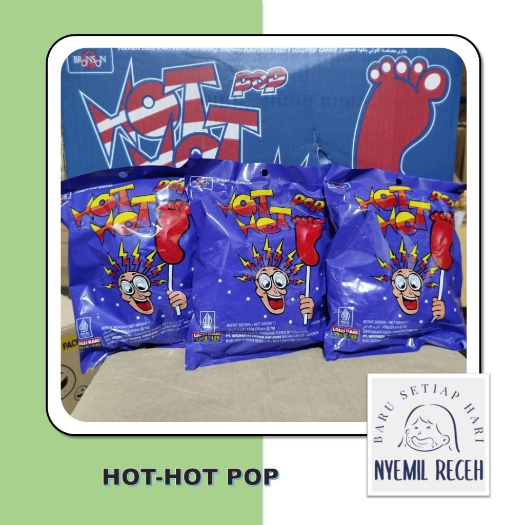 

Permen Hot Hot Pop Isi 25pcs/pack Candy Permen Kaki Bronson