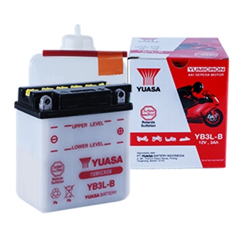 AKI BASAH YUASA YB3LB MOTOR RXKing RX King RXK YB3LB GM3-3B 12V 3Ah 3 Ampere Accu Original YB3L-B