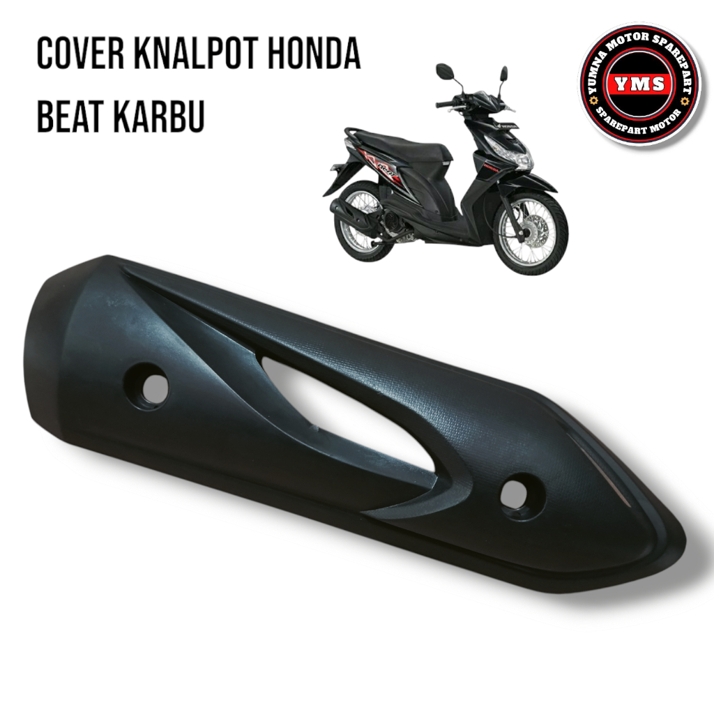 Cover knalpot beat karbu cover tameng knalpot honda beat karbu tutup knalpot honda beat lama