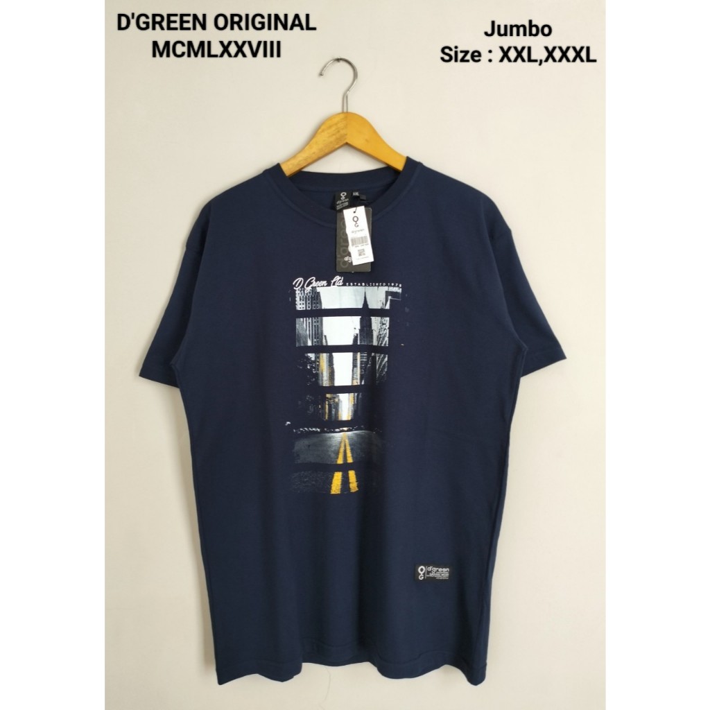 Kaos Distro D`Green | Kaos Jumbo Xxl Xxxl | Baju Kaos Distro Bandung