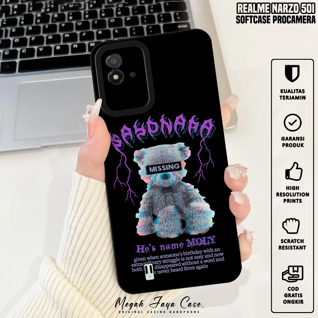 Softcase Hp Realme Narzo 50i - Case Realme Narzo 50i Motif BNKA - Silikon Hp Realme Narzo 50i - Kond