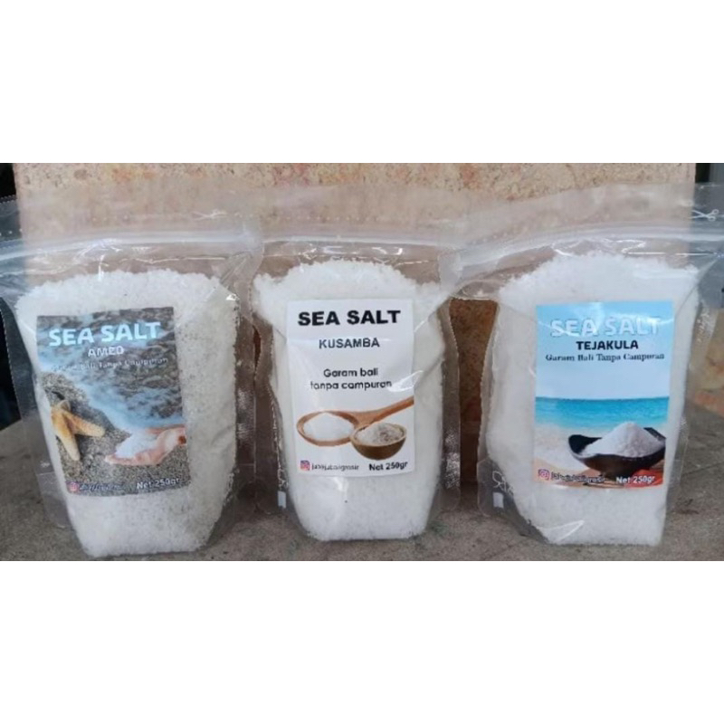 

Garam Alami Natural Sea Salt 250gram