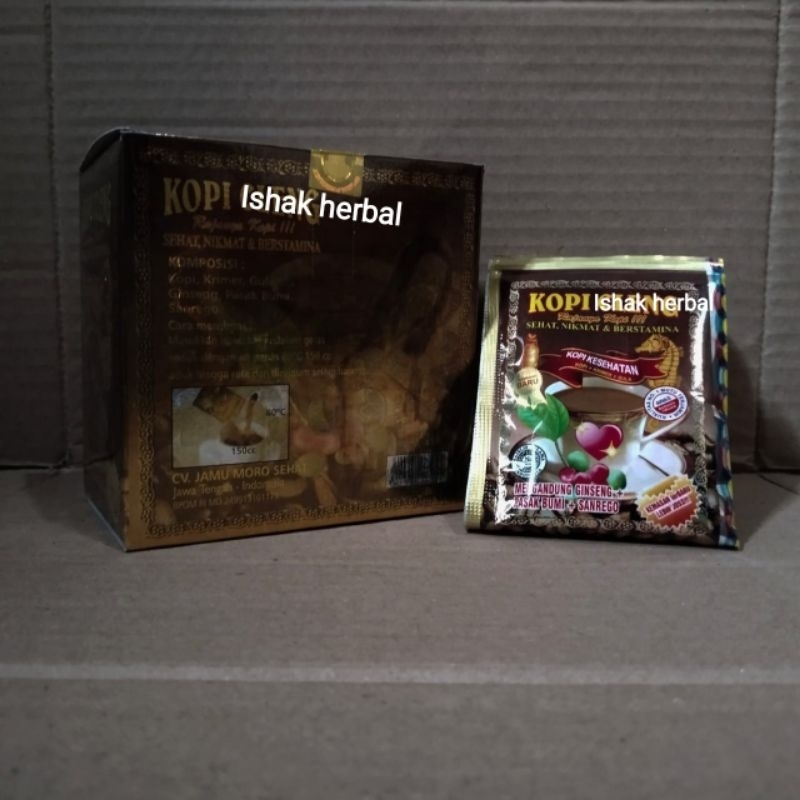 cod 1bok original kopi Ishak herbal asli [cleng]