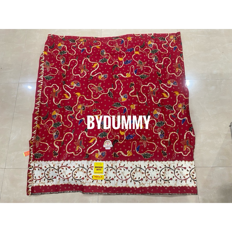 Kain Panjang jarik Batik pekalongan unggul jaya madura jaya warna merah motif 24 grosir murah bisa b
