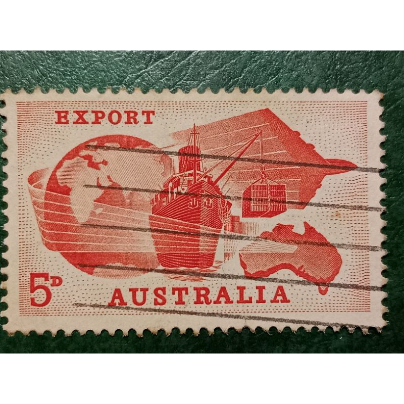 

Prangko Australia 5 penny Export Tahun 1963 USED