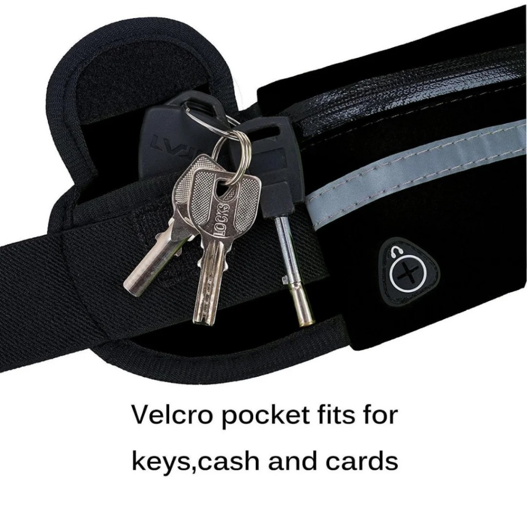 DISKON TAS PINGGANG LARI RUNNING BELT OLAHRAGA PRIA WANITA ANTI AIR HOLDER BOTOL MINUM