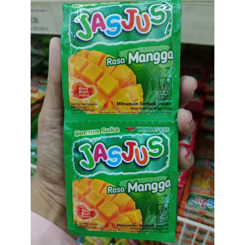 

JASJUS RASA MANGGA 1 RENCENG ISI 10 SACHET