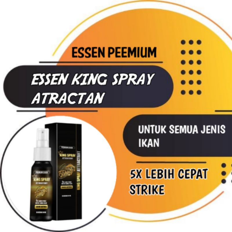 Essen Ikan Super Spray Atractant- Essence Pancing Aroma Gurih & Amis Untuk Babon Ikan Mas, Lele, Tom