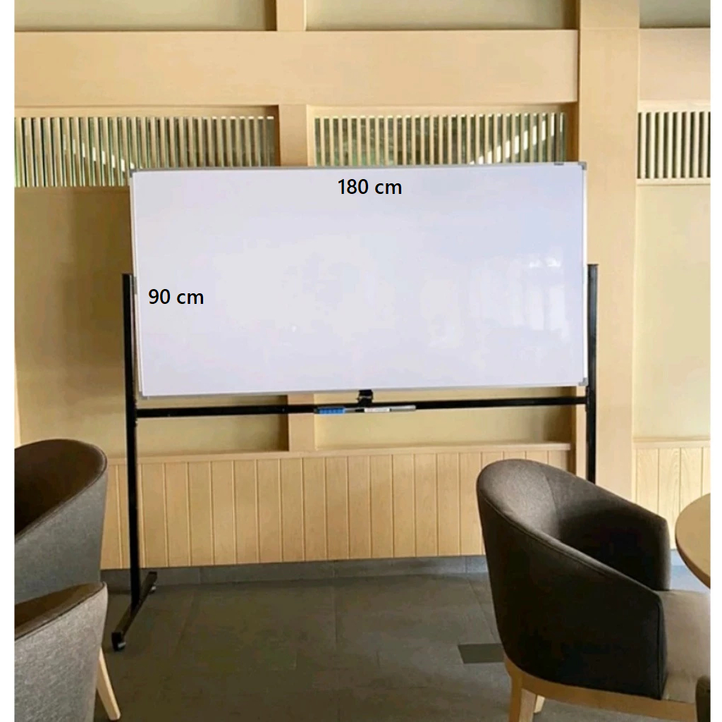 

Whiteboard jumbo besar 90 x 180 cm