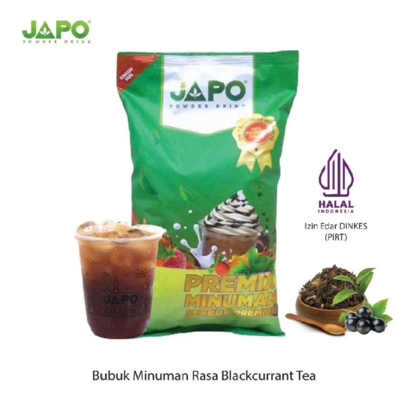 

Japo bubuk minuman 1kg blackcurrant tea