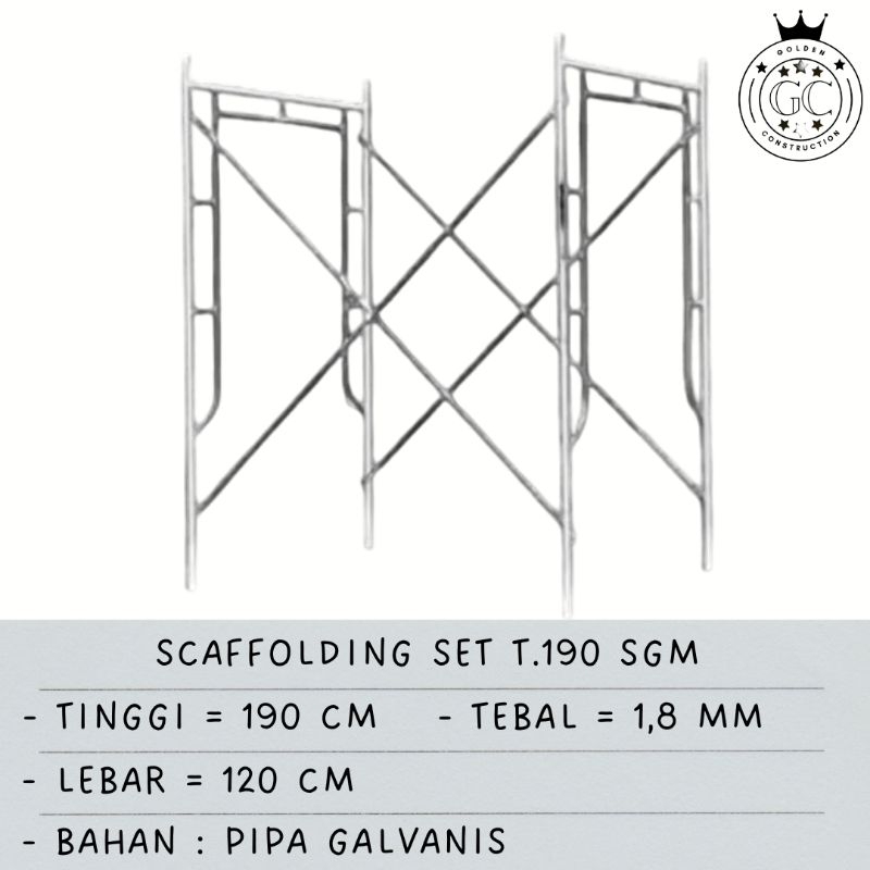 SCAFFOLDING SET T.190 GALVANIS