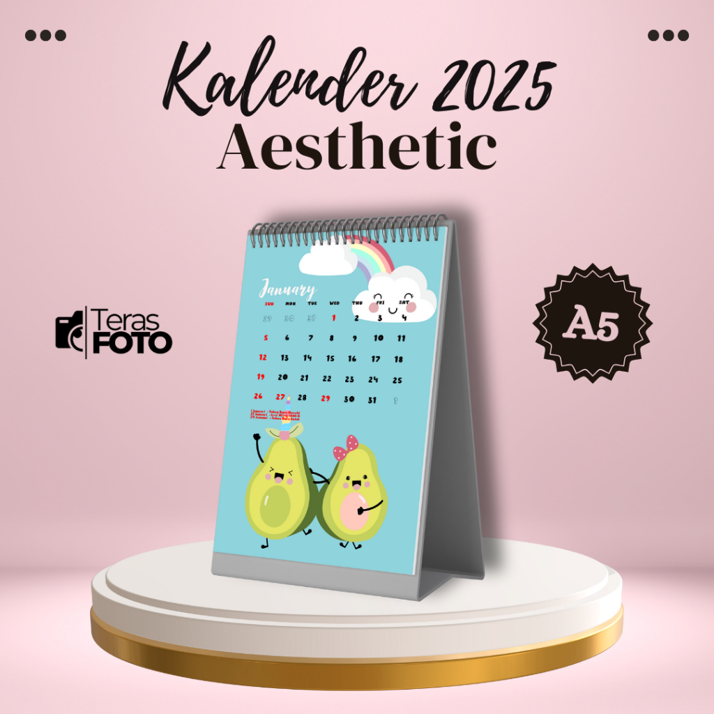 

KALENDER 2025 MOTIF AESTHETIC 23 / KALENDER ESTETIK/ KALENDER MEJA / KALENDER DINDING / KALENDER 2025 / Calendar 2025