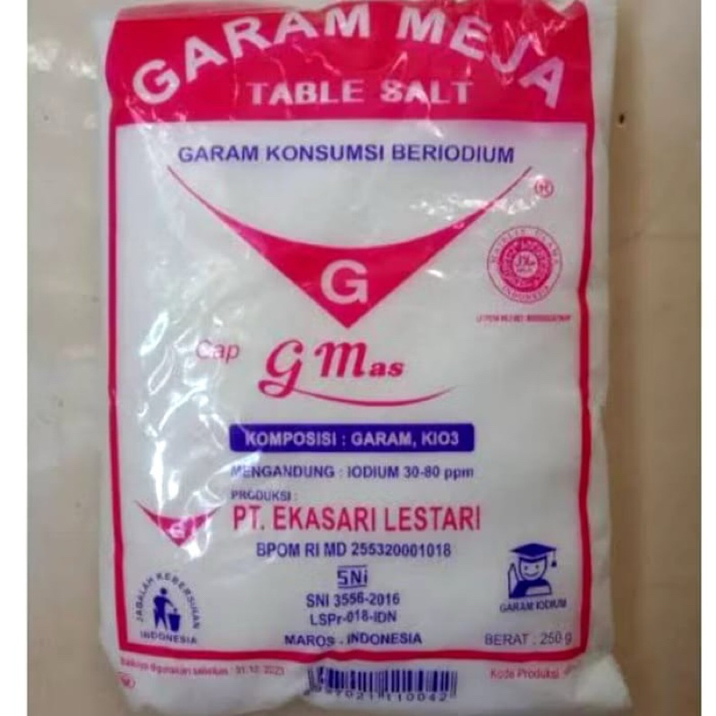 

Garam sachet halus garuda mas kecil 1/pcs
